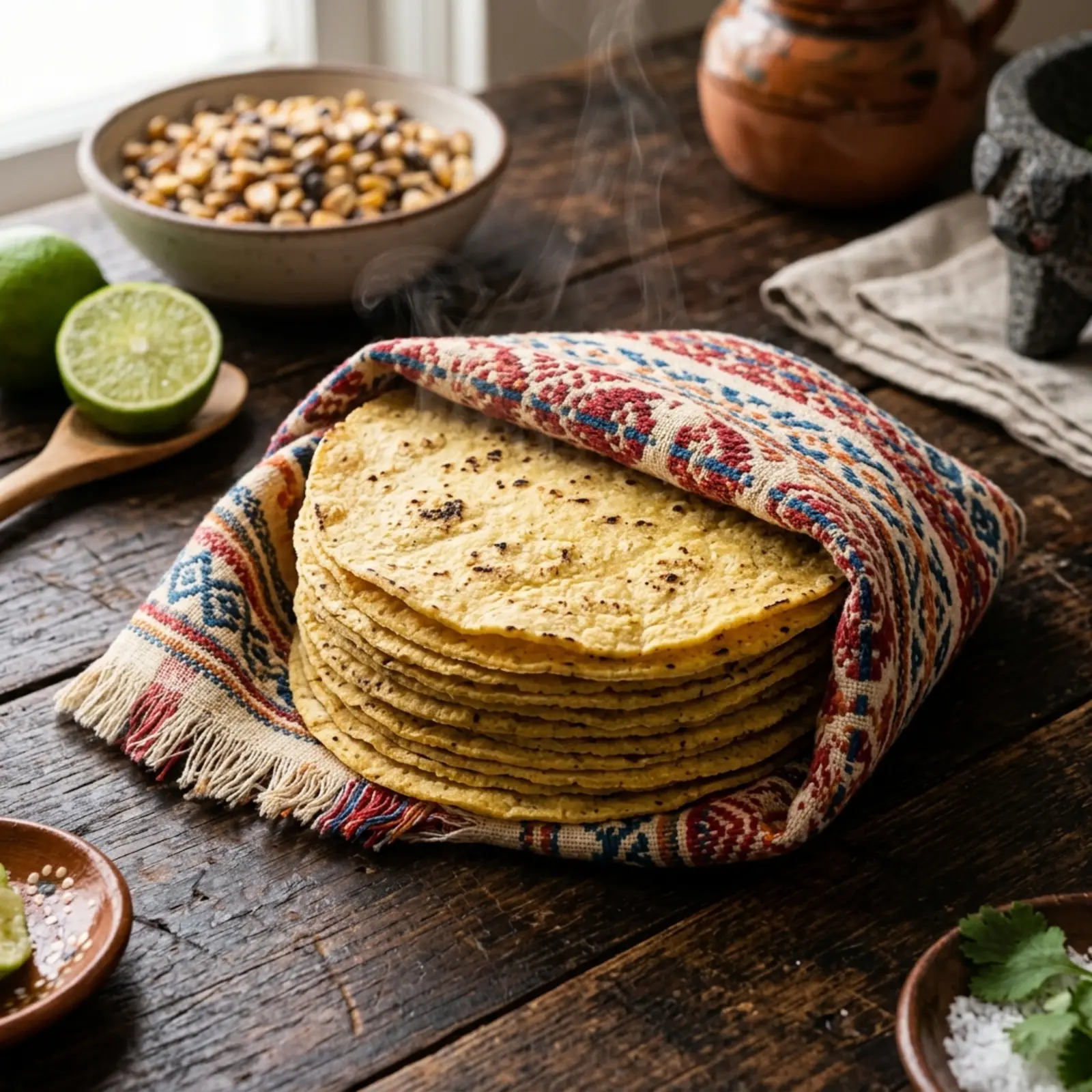 Tortillas de maíz nixtamalizado PROMEXSAS para restaurantes y hoteles en Bogotá